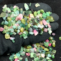 Mix Color Tourmaline Rough Lot from Afghanistan – 144 g
