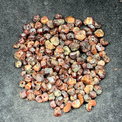 Drilled Almandine Garnet Crystals Lot from Pakistan – 44 g