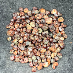 Drilled Almandine Garnet Crystals Lot from Pakistan – 44 g