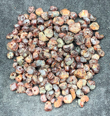 Drilled Almandine Garnet Crystals Lot from Pakistan – 44 g