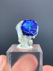 Crystal on Matrix from Afghanistan – Vivid Blue Mineral Specimen Lot