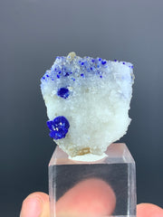 Crystal on Matrix from Afghanistan – Vivid Blue Mineral Specimen Lot