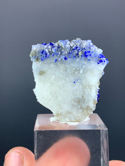 Crystal on Matrix from Afghanistan – Vivid Blue Mineral Specimen Lot