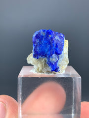 Crystal on Matrix from Afghanistan – Vivid Blue Mineral Specimen Lot