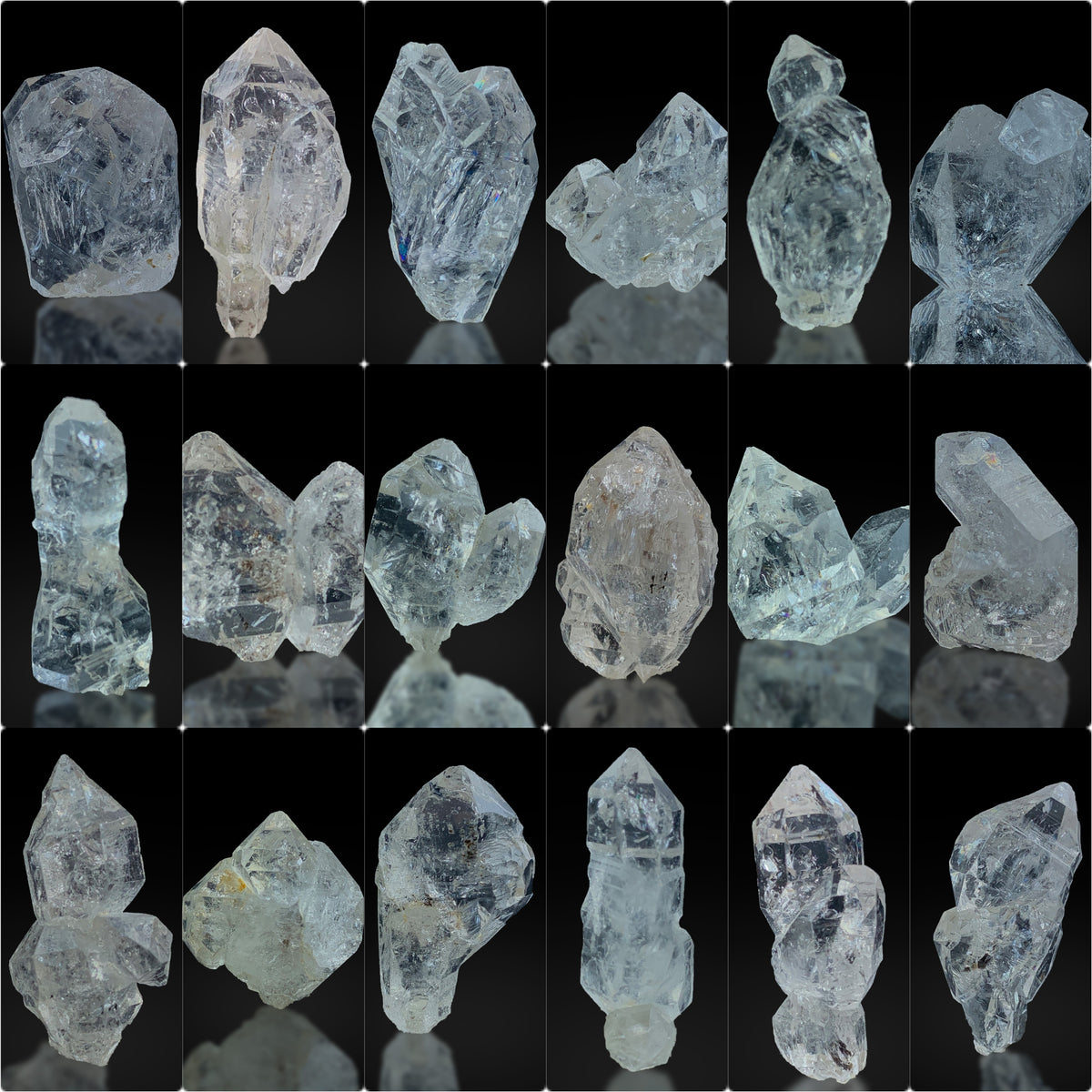 Diamond Quartz Crystals Lot from Pakistan