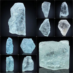Aquamarine Crystal Raw Lot from Pakistan