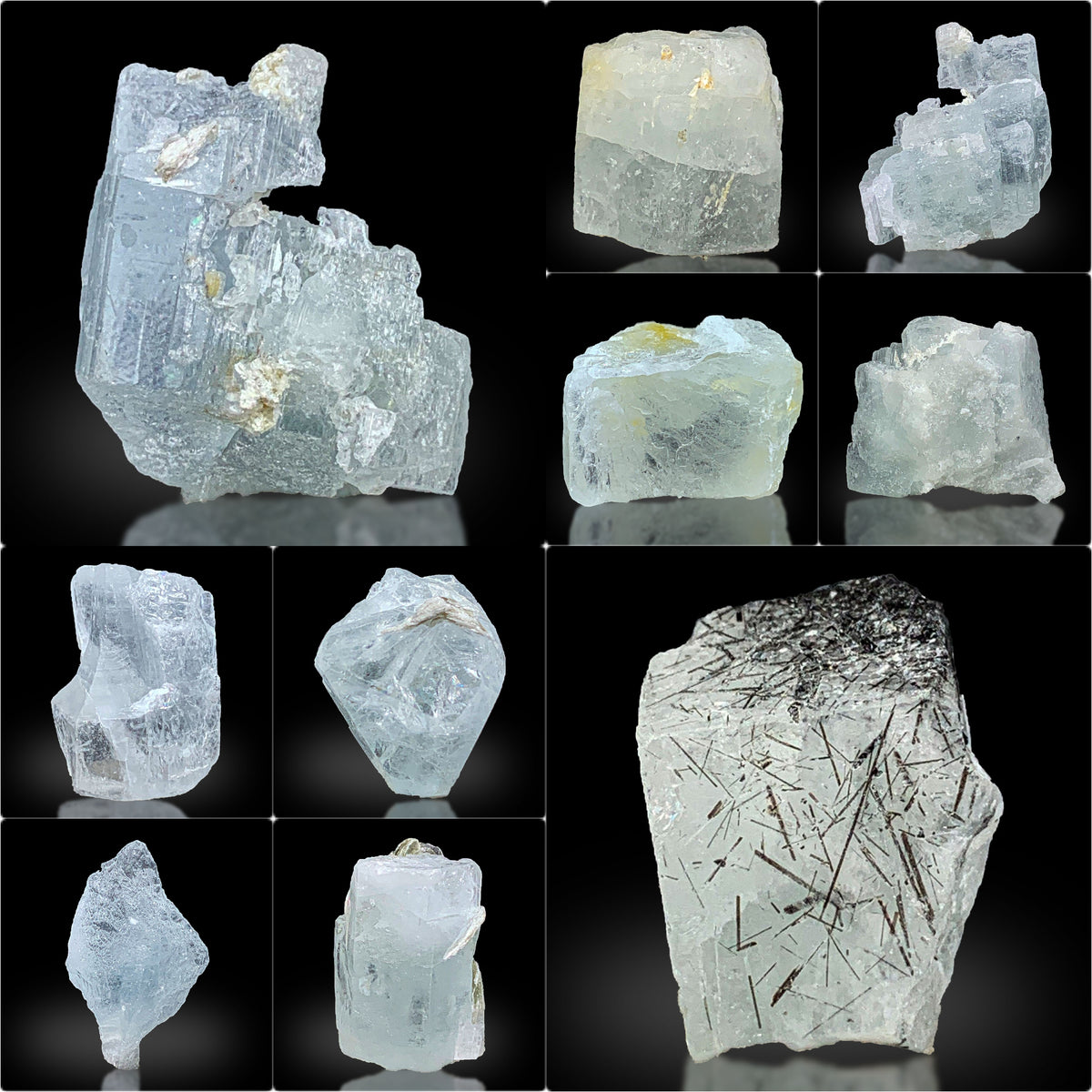 Aquamarine Crystal Lot from Skardu, Pakistan