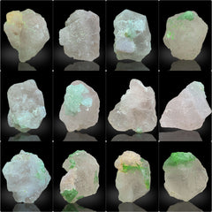 Morganite with Green Tourmaline from Afghanistan