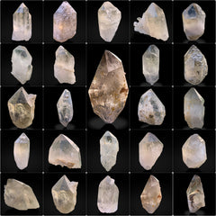 Clear Quartz Crystals Lot from Pakistan