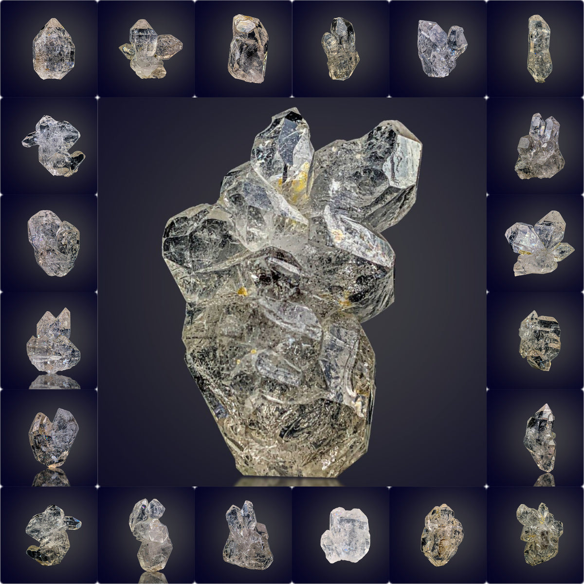 Diamond Quartz Crystal Lot from Pakistan