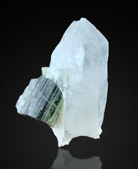 Green Cap Tourmaline with Quartz from Pakistan – 7 Piece Lot