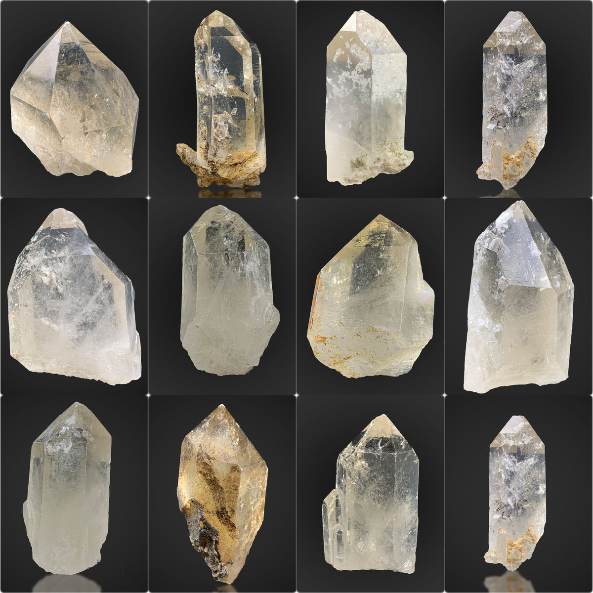 Citrine Quartz Crystals Lot from Pakistan