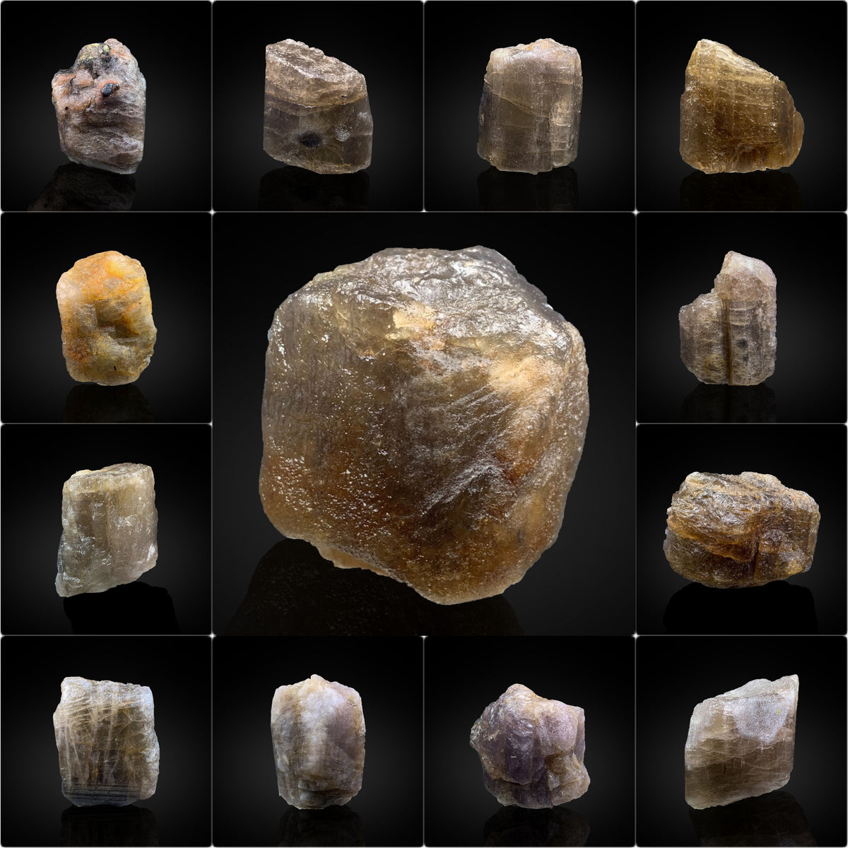 Scapolite Crystals Lot from Afghanistan