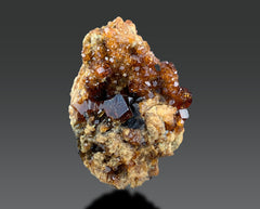 Spessartine Garnet Crystal on Matrix Specimen Lot from Pakistan – 7 Pieces