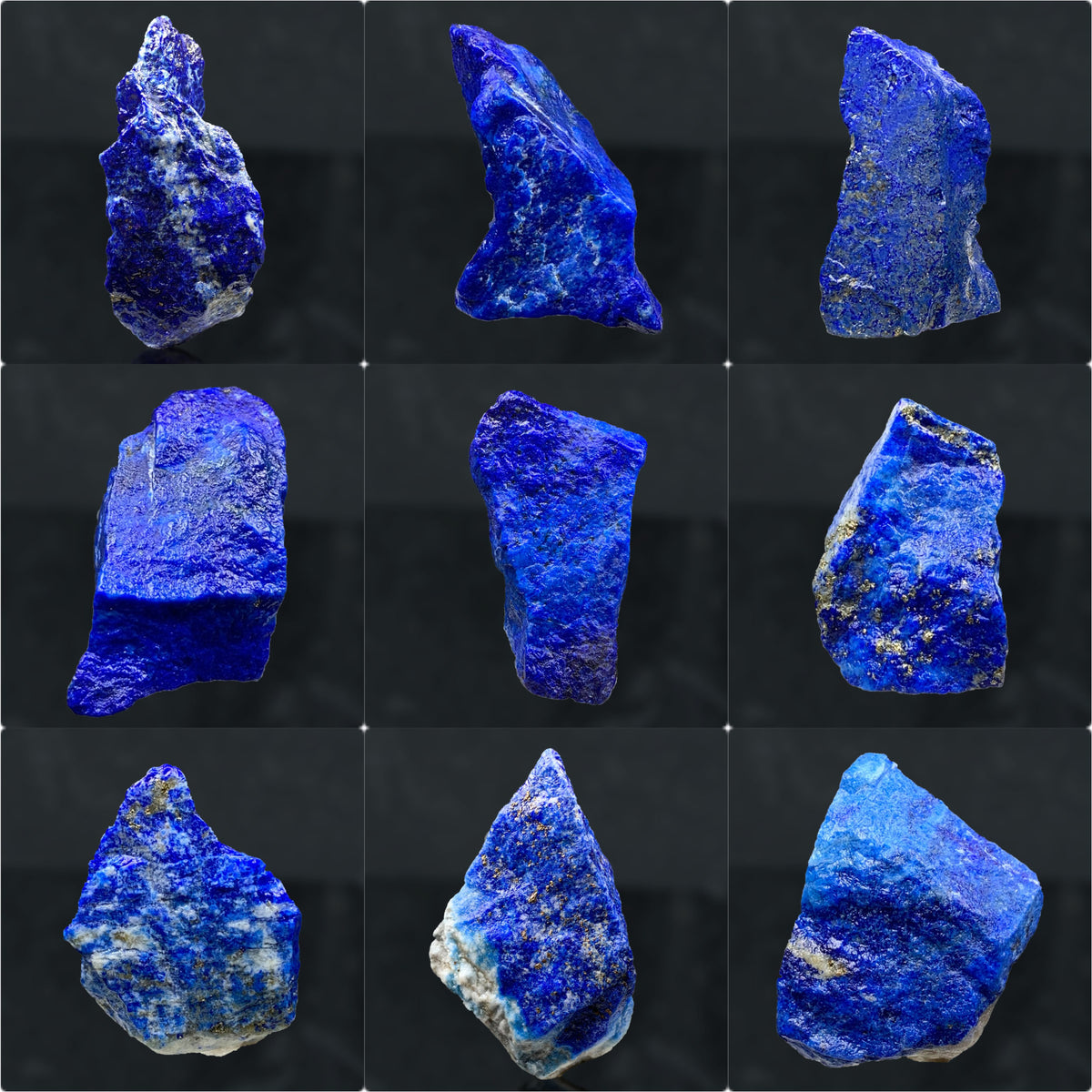 Lapis Lazuli Rough Crystal Lot from Afghanistan – 113 g