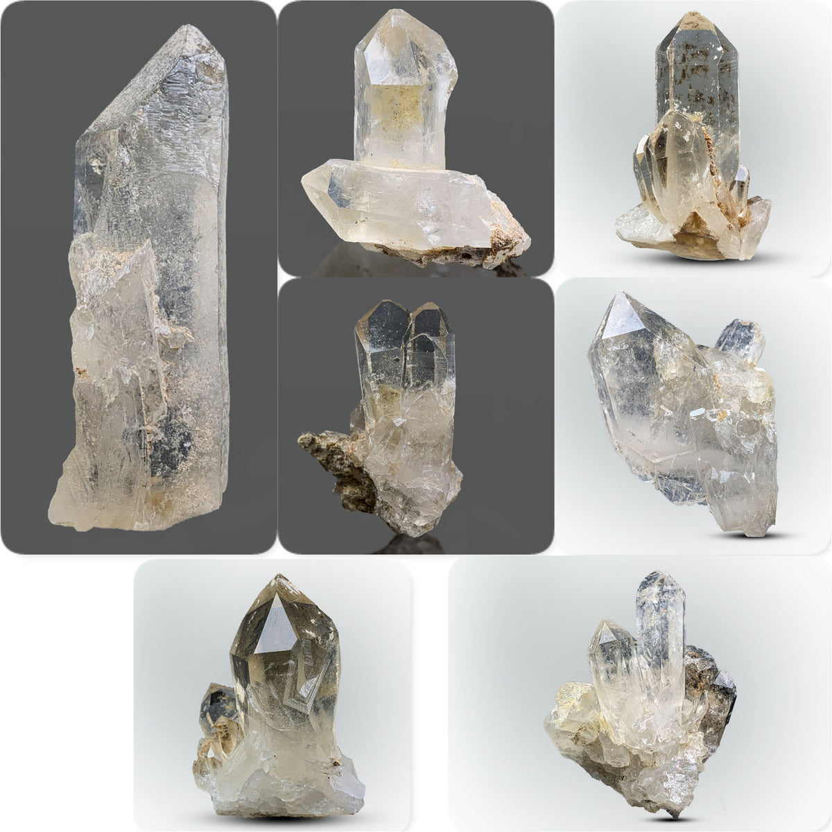 Smoky Quartz Crystal Specimen Lot from Pakistan – 527 g