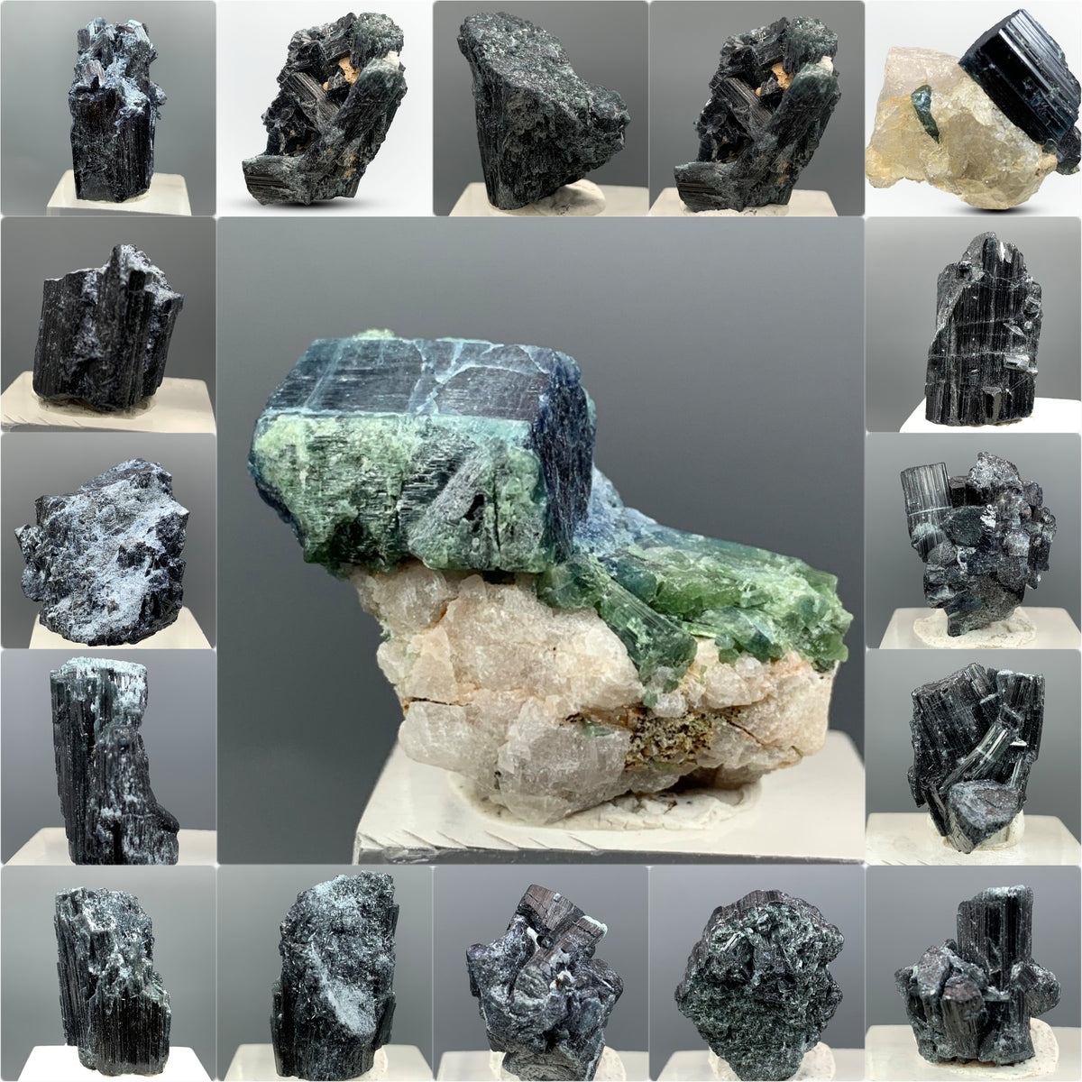 Black Tourmaline Crystal Specimen Lot from Pakistan – 146 g
