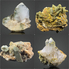 Chlorite Quartz Cluster Specimen Lot from Pakistan – 944 g | 4 Pieces