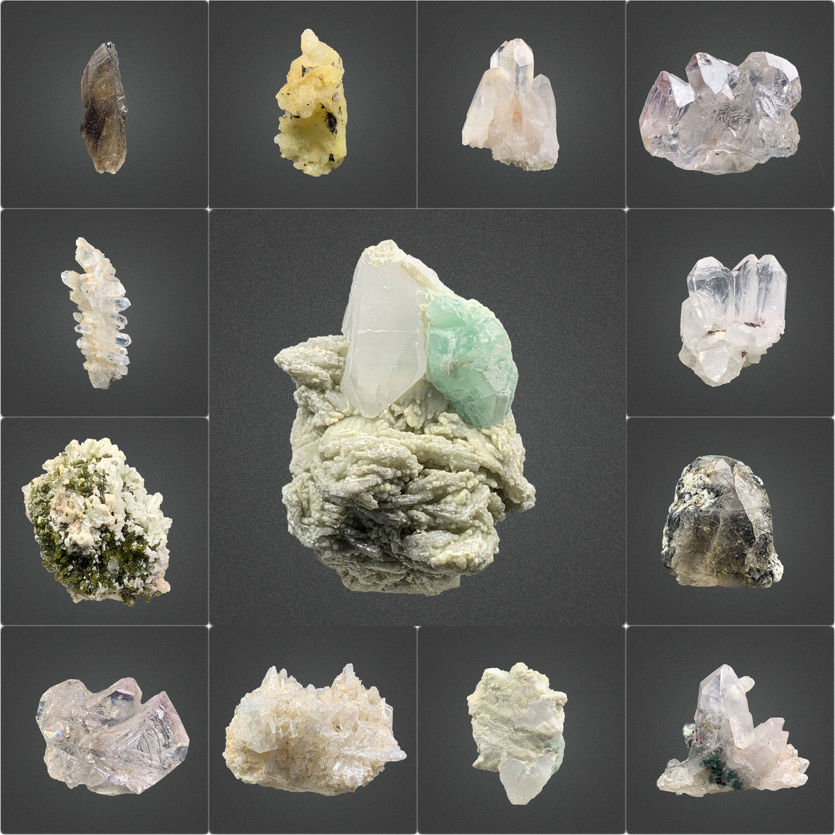 Mix Minerals Lot from Pakistan – 583 g | 12 Pieces