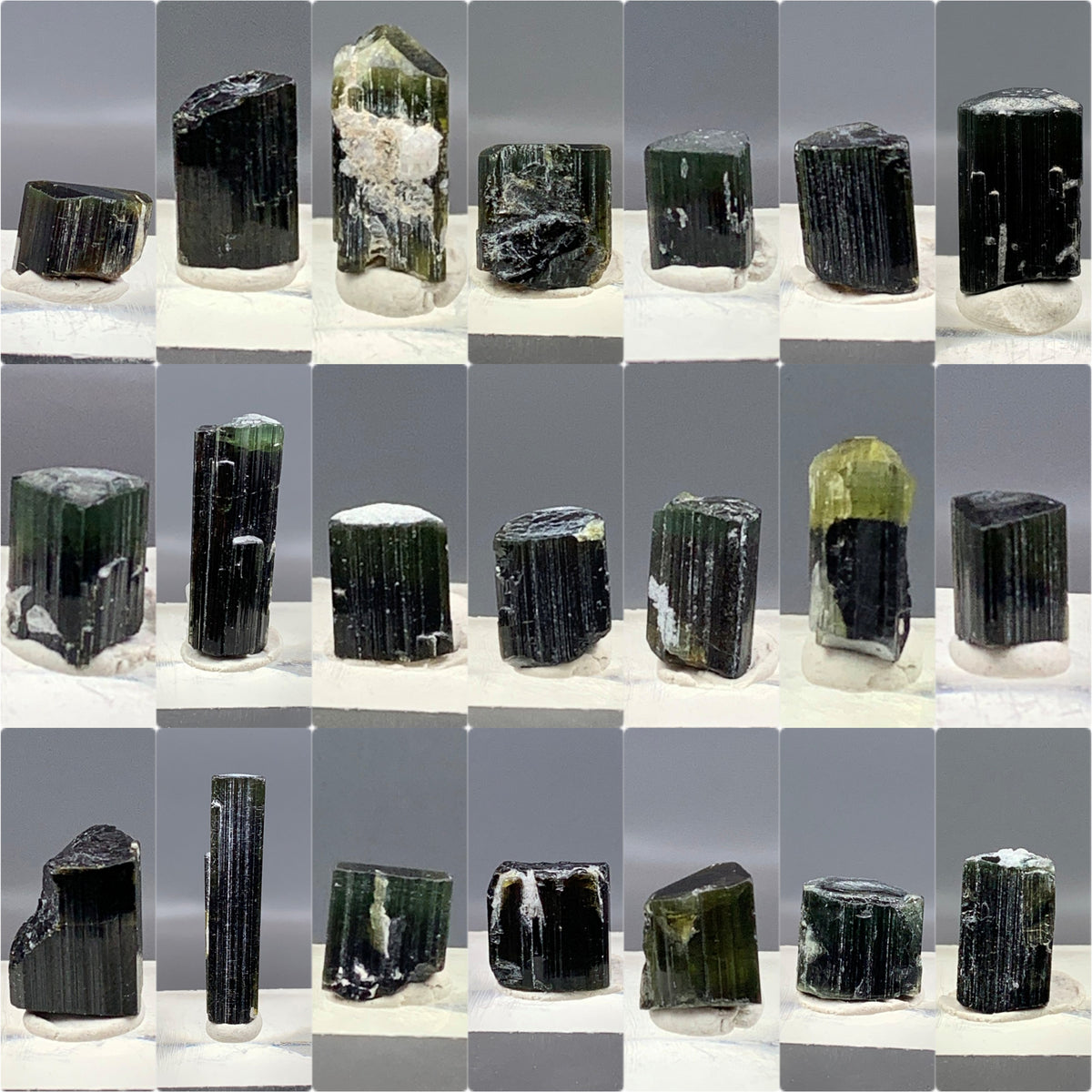 Green Cap Tourmaline Specimen Lot from Pakistan – 41 g