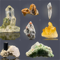 Mix Minerals Lot from Pakistan and Afghanistan – 273 g | 8 Pieces