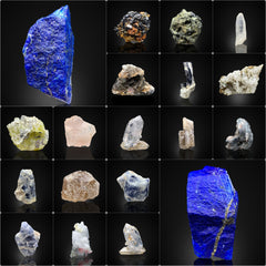 Mix Minerals Lot from Pakistan and Afghanistan – 351 g | 18 Pieces
