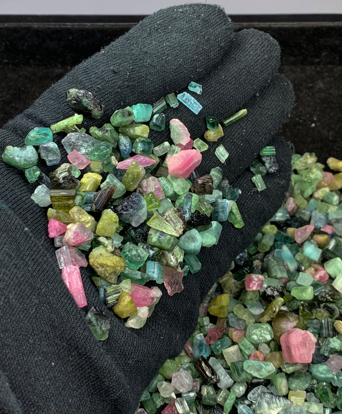 Multi-Color Tourmaline Rough from Afghanistan – 348 g Crystal Lot