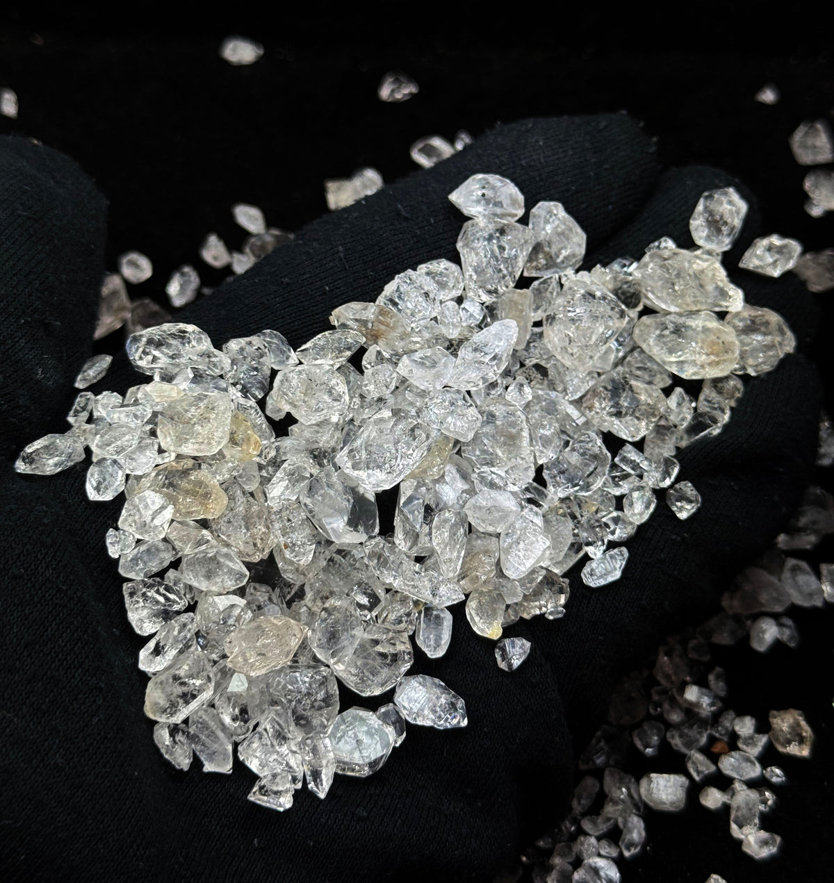 Diamond Quartz Crystals from Pakistan – 237 g Mineral Lot