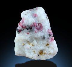 Rose Quartz Fluorite Brucite Aquamarine Garnet Kunzite Diopside Ruby Mixed Mineral Lot – 8 Pieces