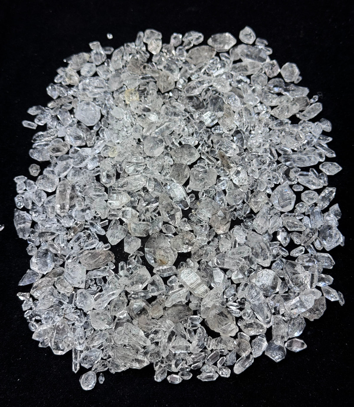 Diamond Quartz Crystals from Pakistan – 204 g Mineral Lot