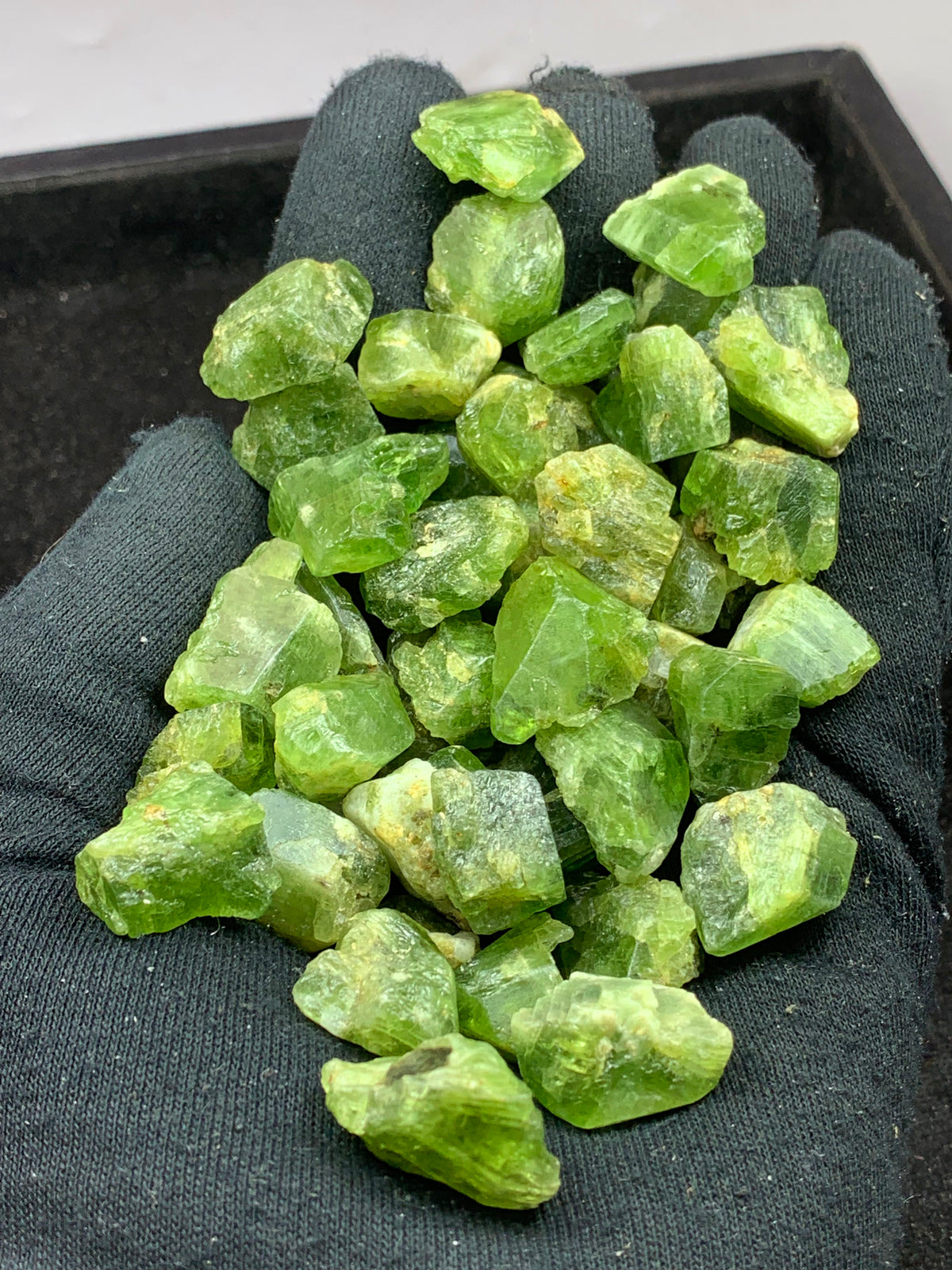 Rough Peridot from Mansehra, Pakistan