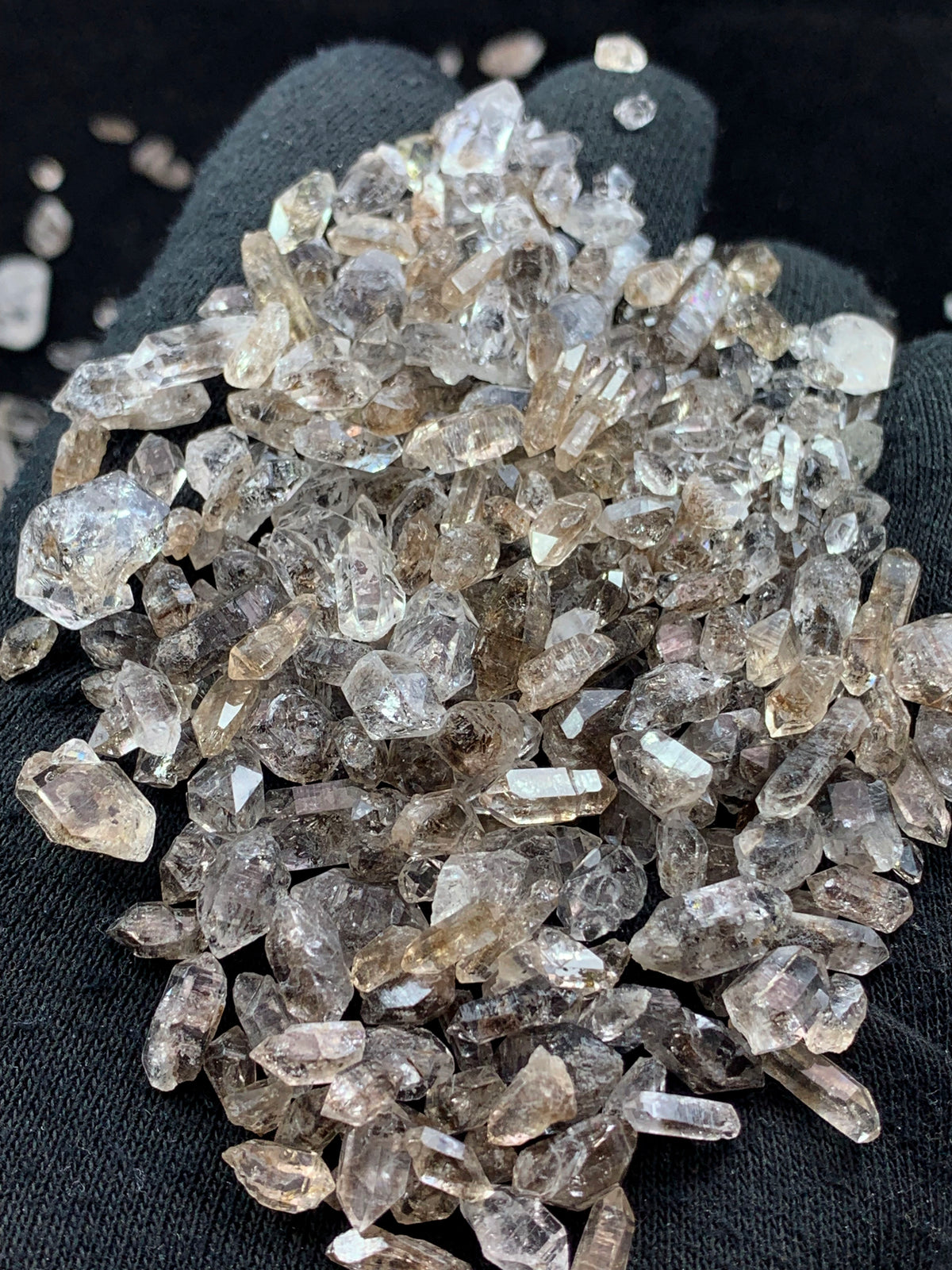 Diamond Quartz Crystals from Pakistan – 180 g Mineral Lot