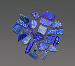 Drilled Polished Lapis Lazuli from Afghanistan – 197 g Jewelry & Keychain Lot