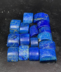 Polished Lapis Lazuli Beads Lot from Afghanistan – 31 g