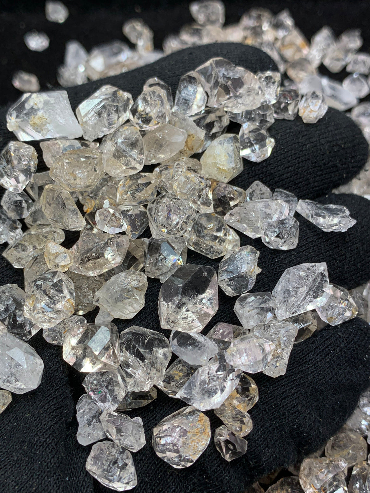 Natural Diamond Quartz Crystals Lot from Pakistan