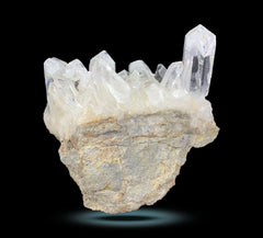 Clear Quartz Cluster on Matrix Lot from Pakistan