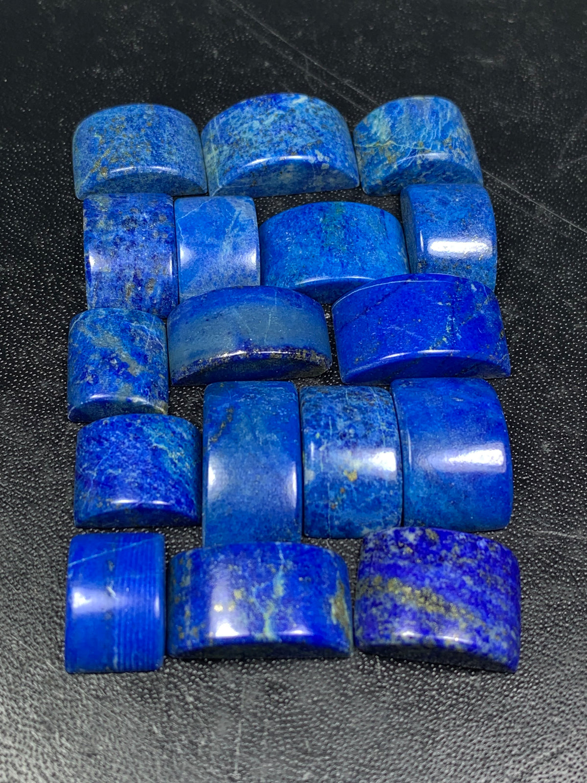 Polished Lapis Lazuli Beads Lot from Afghanistan – 40 g