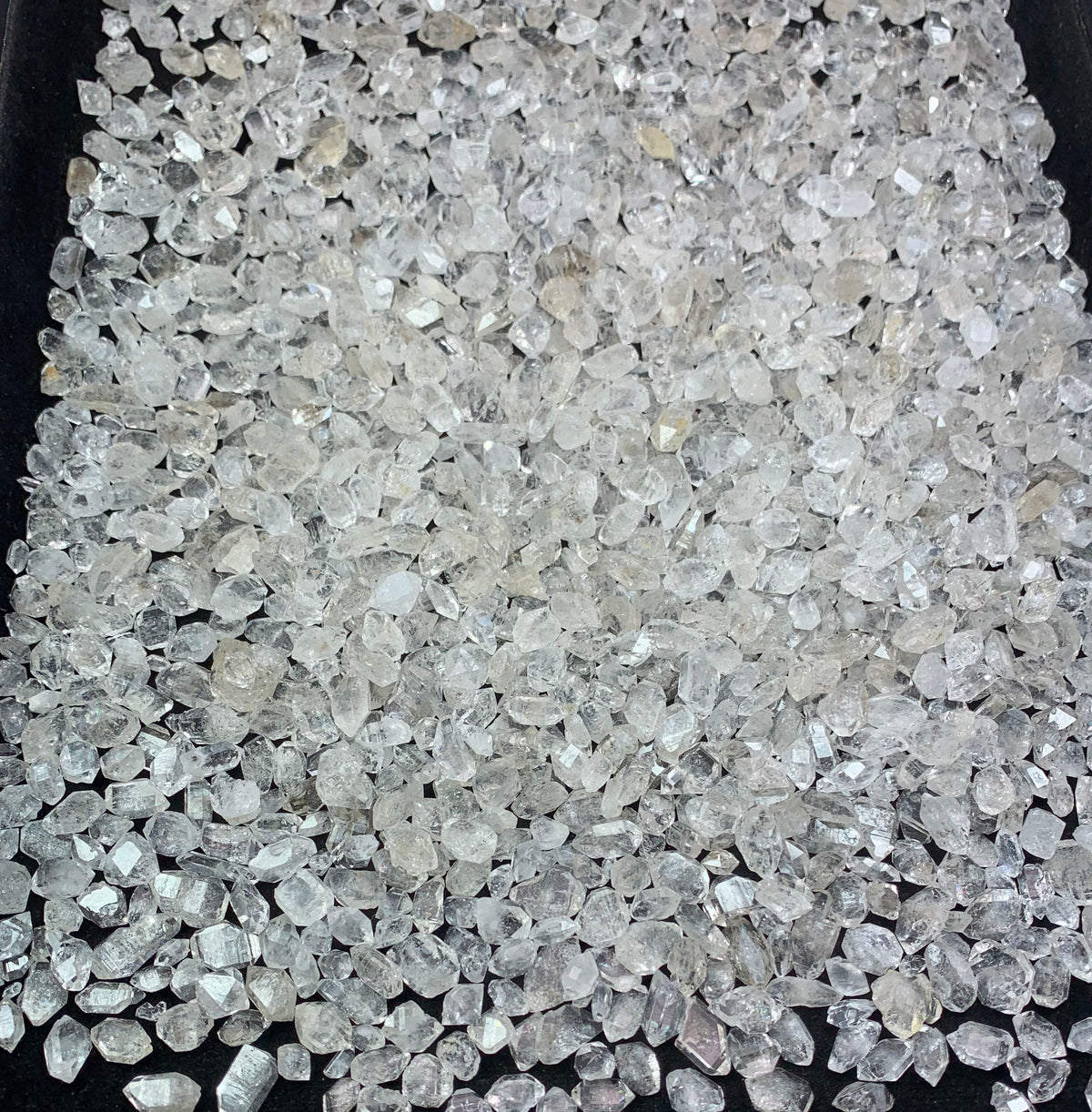 Diamond Quartz Crystals from Pakistan – 384 g Mineral Lot