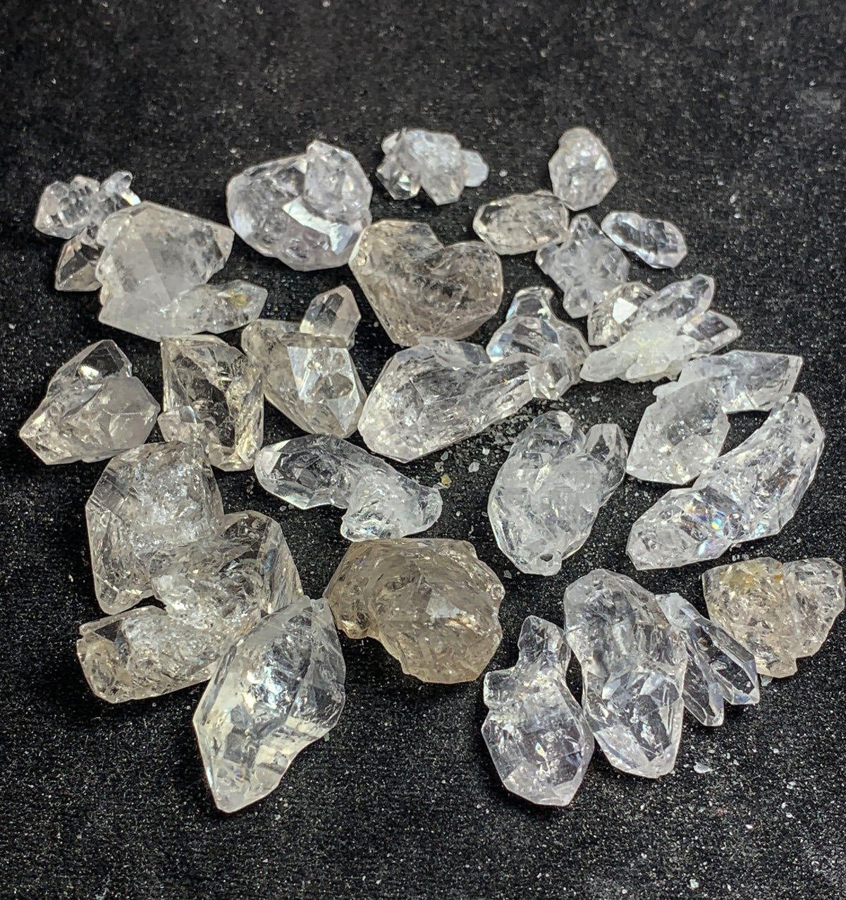 Diamond Quartz Crystals Lot from Pakistan – 103 g