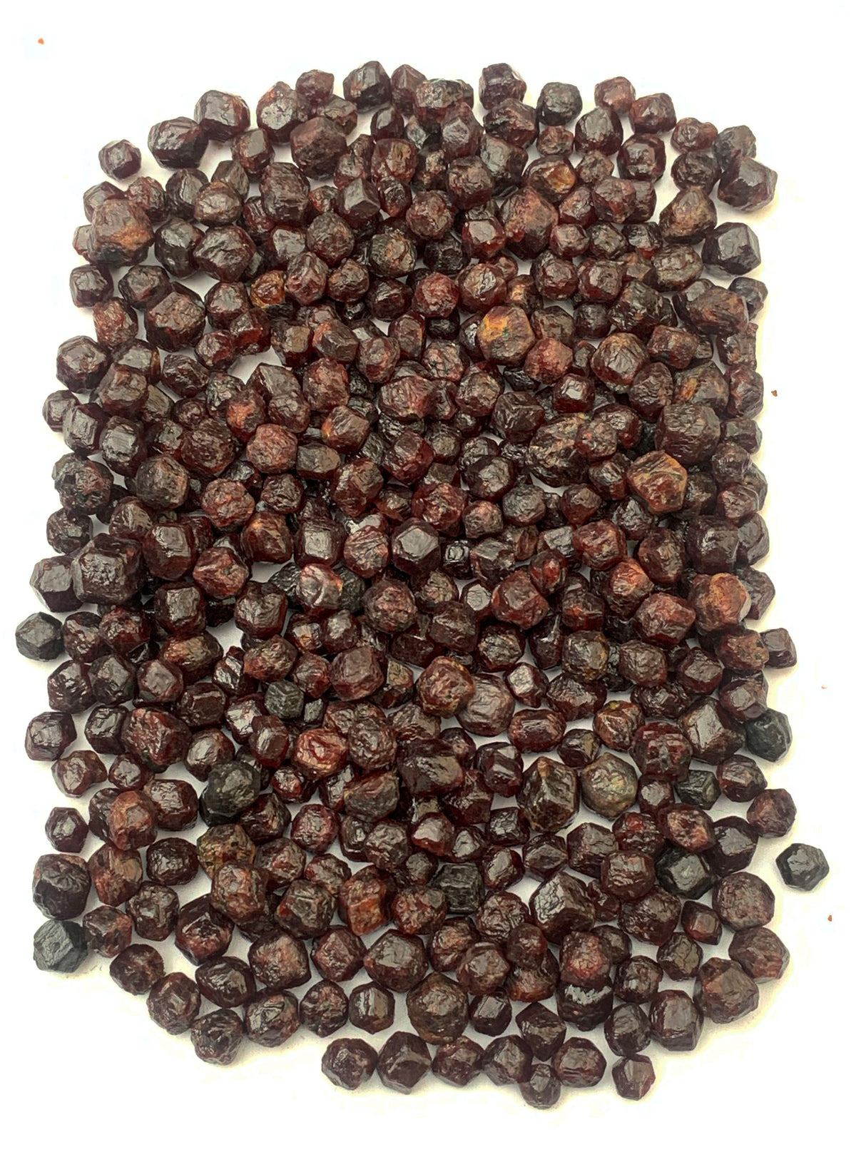 Red Garnet Crystals Rough Lot from Pakistan