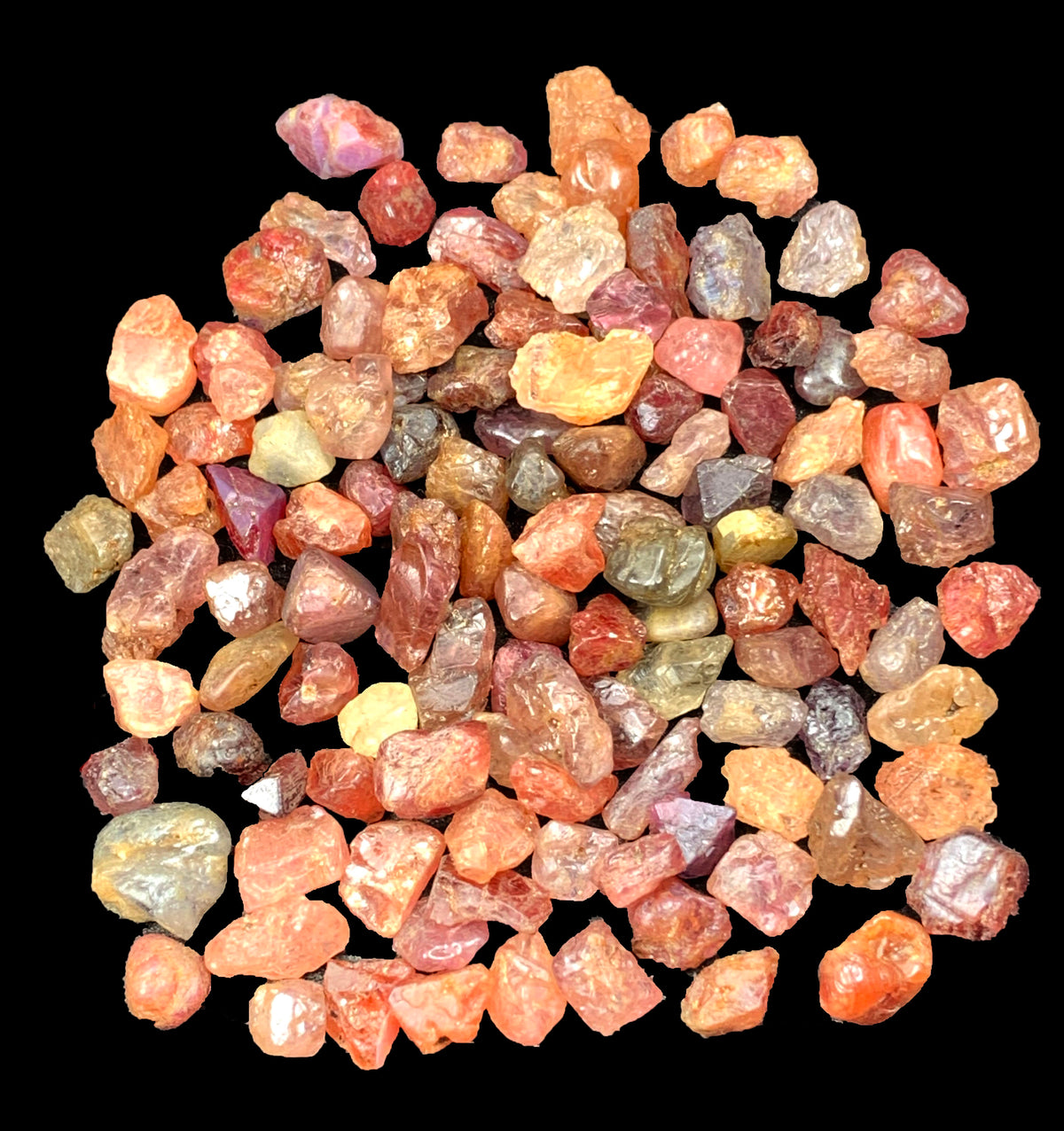 Mix Color Spinel Rough Lot from Burma – 69 g | Mineral Rough