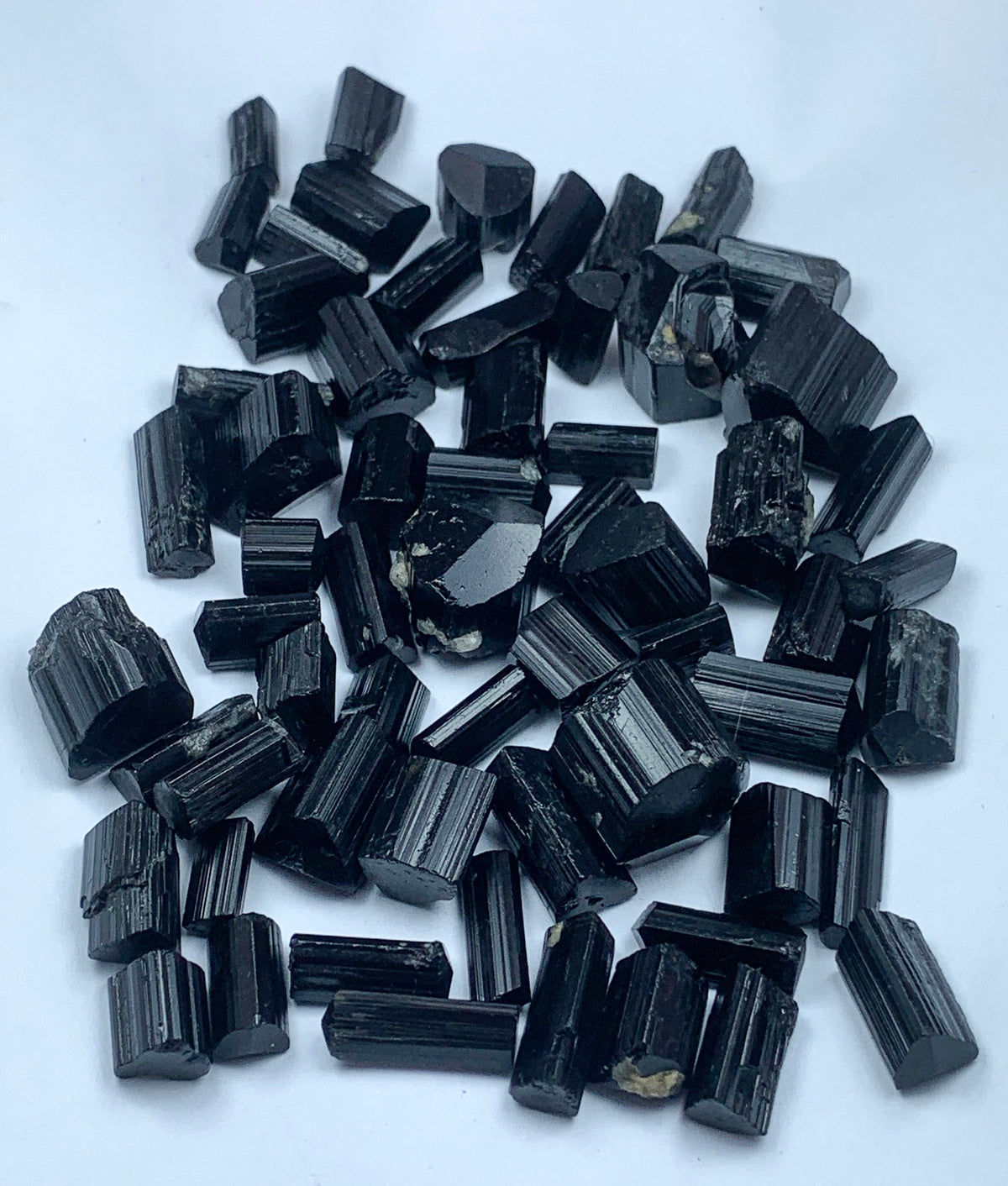 Black Tourmaline Crystals from Pakistan – 170g Mineral Lot
