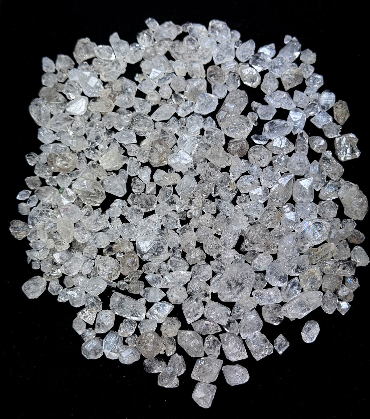 Diamond Quartz Crystals from Pakistan – 251 g Mineral Lot