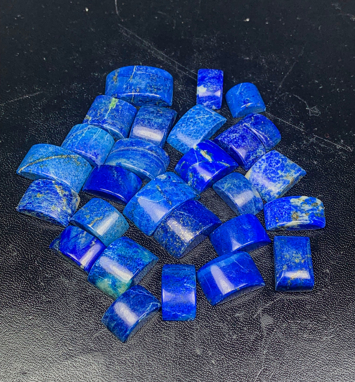 Lapis Lazuli Polished Beads from Afghanistan