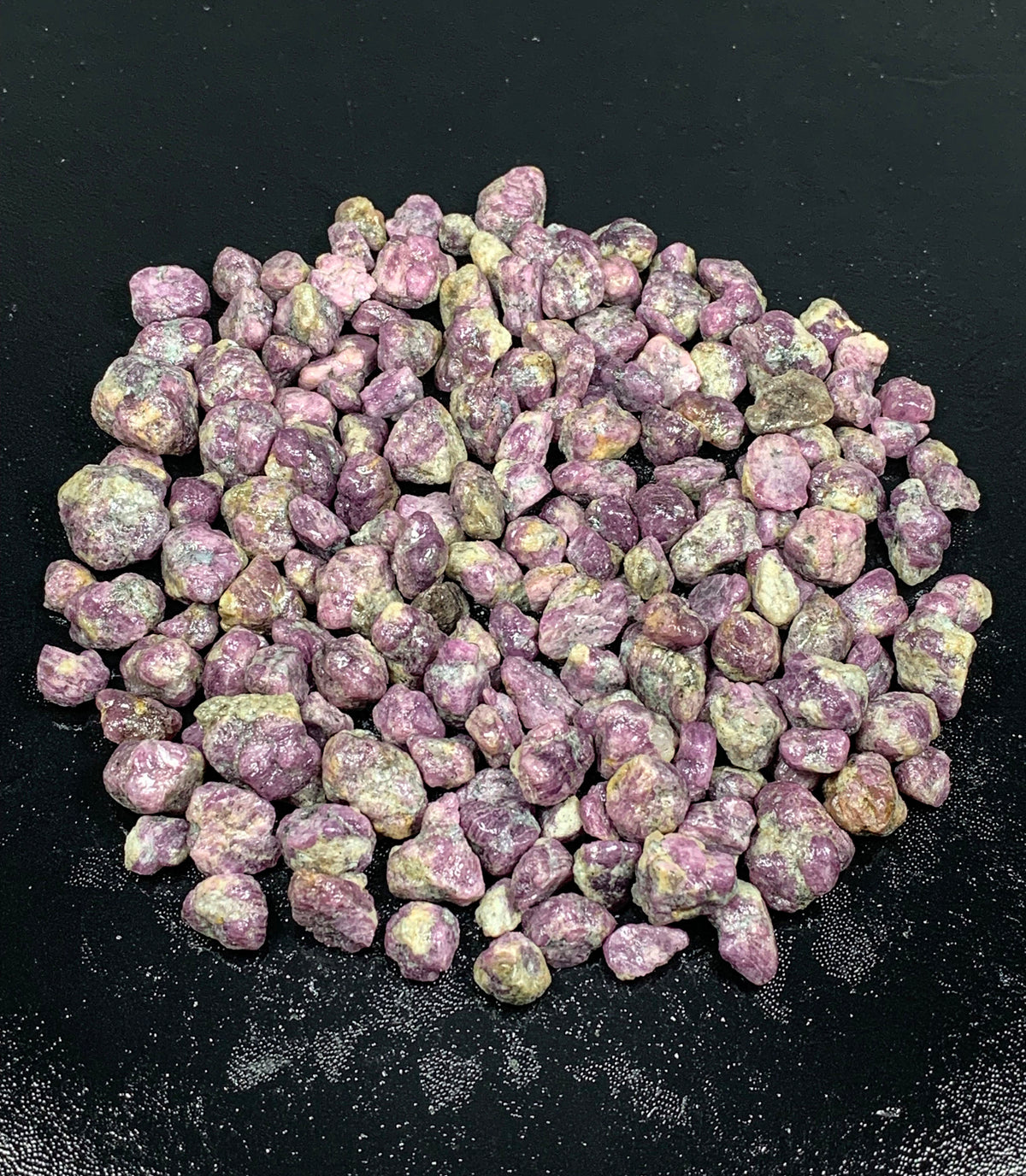 Pink Corundum Crystal Rough Lot from Pakistan – 225 g