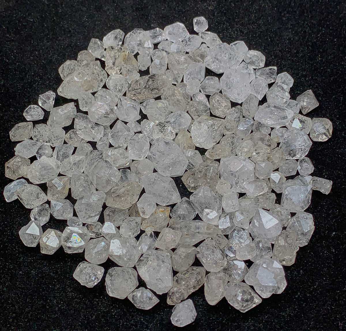 Diamond Quartz Crystals from Pakistan – 220 g Mineral Lot