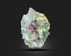 Rose Quartz Specimens on Mica Matrix with Quartz from Afghanistan – 647 g | 6 Pieces