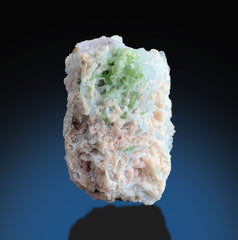 Green Tourmaline with Kunzite, Laser Quartz, Calcite, Faden Quartz, Smoky Quartz & Diopside Lot