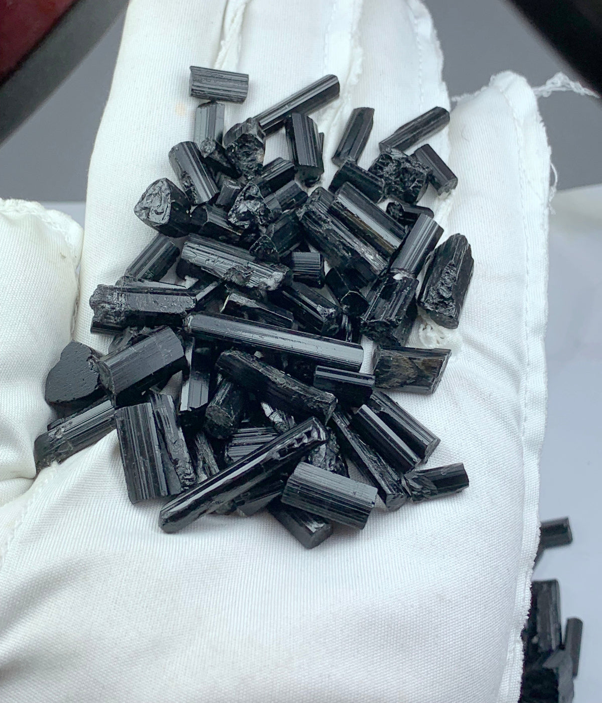 Black Tourmaline Crystals from Pakistan – 223 g Mineral Lot