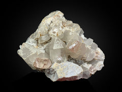 Topaz Crystals on Quartz Cluster from Skardu, Pakistan